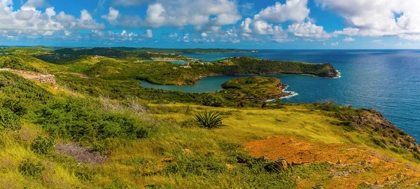 Uitzicht Vanuit Het Blockhouse Uitkijkpunt Antigua — Stockfoto