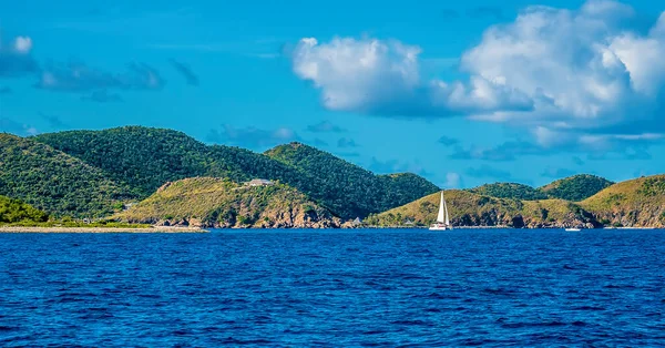 Una Vista Isla Pedro Isla Principal Tortola —  Fotos de Stock