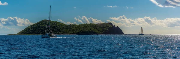 Una Vista Hacia Isla Del Pecho Muerto Isla Principal Tortola —  Fotos de Stock