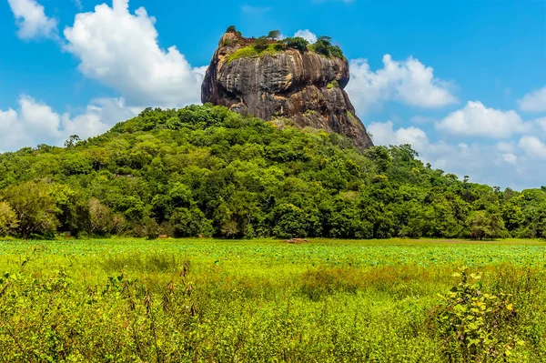 Sri Lanka 'daki Sigirya kaya kalesinin yakın çekim görüntüsü