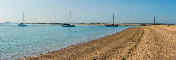 Una Vista Panorámica Del Estuario Blackwater Desde Orilla West Mersea —  Fotos de Stock