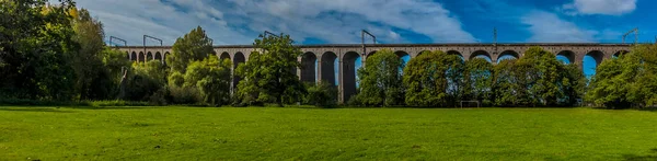 Panorama View Digswell Viaduct Welwyn Garden City Summertime — Stock Photo, Image