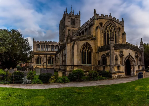 Une Vue Vers Église Mary Melton Mowbray Leicestershire Royaume Uni — Photo