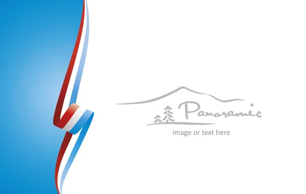 Luxembourg Résumé Drapeau Brochure Couverture Poster Fond Vecteur — Image vectorielle