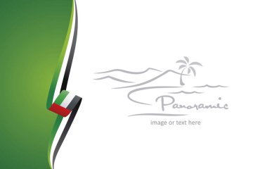 BAE soyut bayrak broşür kapak afiş arka plan vektör