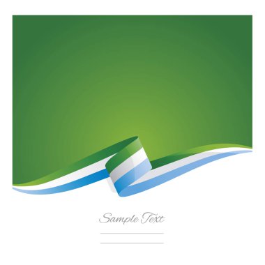 Yeni soyut Sierra Leone bayrak şerit