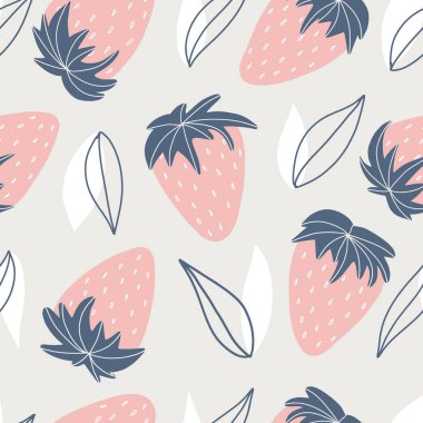 Kumaş için bej gül arkaplan, kaplama, ambalaj kağıdı ve diğer baskı ve tasarım üzerine İskandinav tarzında yumuşak renkler. Vektör düz resimleme.