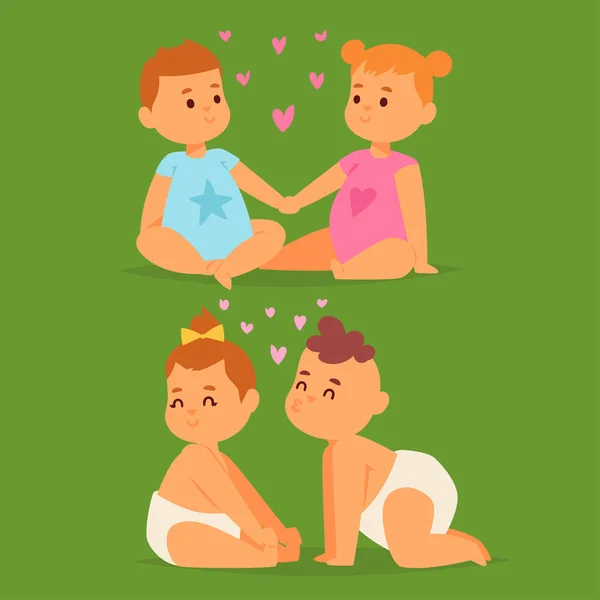 Couple in love vector characters togetherness happy smiling people romantic woman amorousness together adult relationship. — Stock Vector