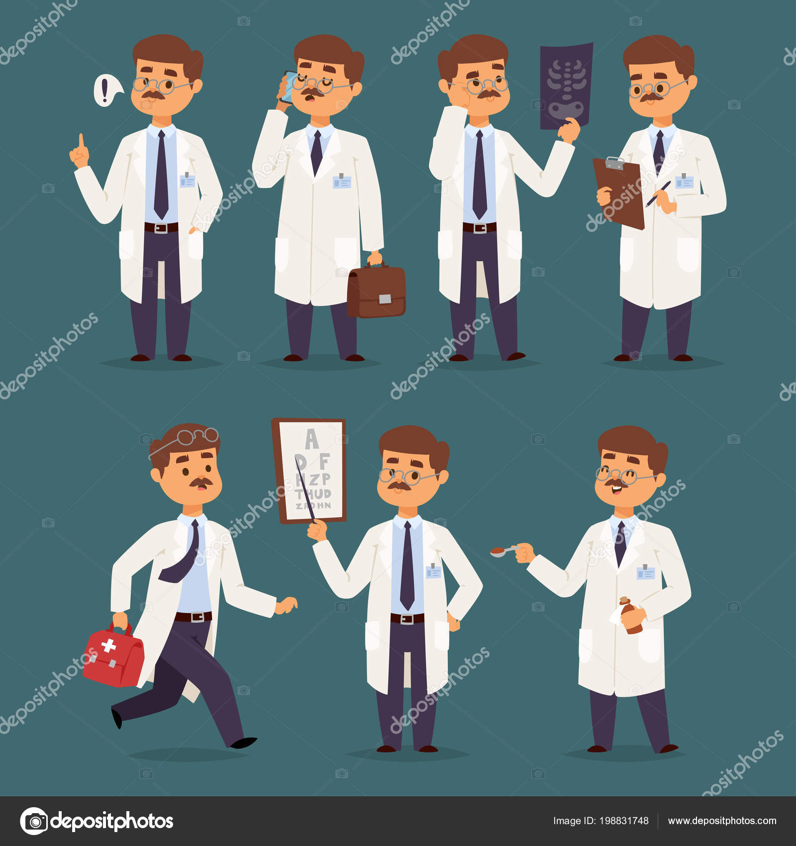 Vetores de Médicos Dos Desenhos Animados Equipe Médica Dos Trabalhadores  Pessoal Do Hospital Conjunto Isolado e mais imagens de Doutor - iStock