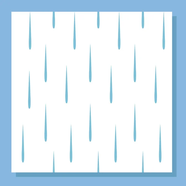 Gouttes de pluie sans soudure motif fond vecteur eau bleu nature goutte de pluie illustration abstraite — Image vectorielle