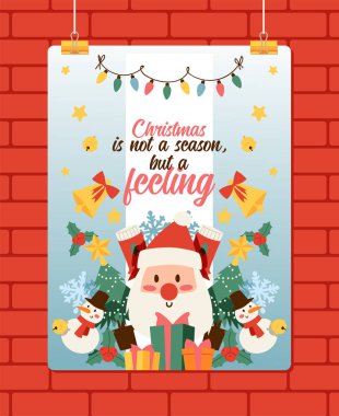 Noel 2019 mutlu yeni yıl tebrik kartı Santa baş yüz vektör arka plan afiş tatil kış xmas el çizmek kutlama yeni yıl poster ya da web afiş illüstrasyon