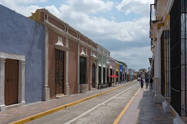 Campeche Mexiko Marzo 2018 Callejón Estrecho Casco Antiguo Histórico Campeche — Foto de Stock