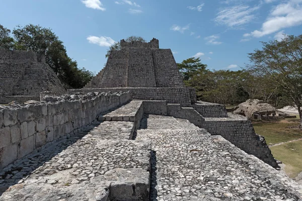 Ruinas Antigua Ciudad Maya Edzna Cerca Campeche México —  Fotos de Stock