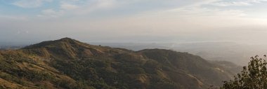Panorama Manzara görünümünde Monteverde rezerv bulut orman, Kosta Rika