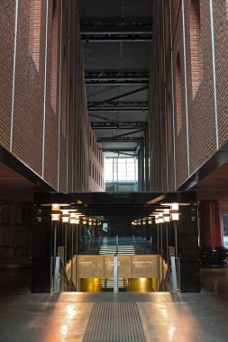 Bilbao, İspanya-Temmuz 26, 2018: azkuna zentroa olan çok amaçlı bir mekan olarak bilbao, İspanya.