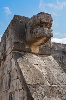 Chichen Itza, Yucatan, Meksika'nın antik Maya kentin tarihi kalıntılar.