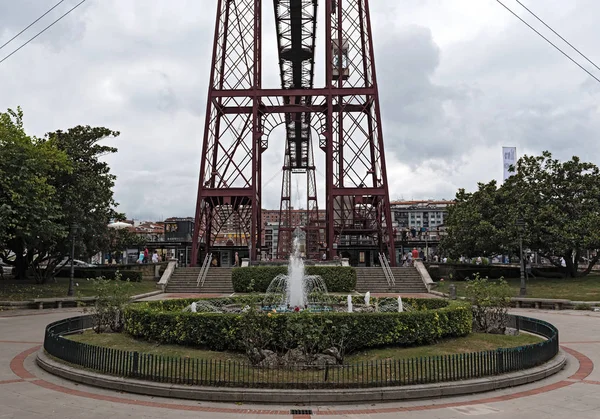 Bilbao España Julio 2018 Puente Colgante Bizkaia Puente Vizcaya Entre — Foto de Stock