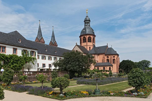 Seligenstadt Alemanha Julho 2018 Mosteiro Antigo Seligenstadt Edifício Histórico Barroco — Fotografia de Stock