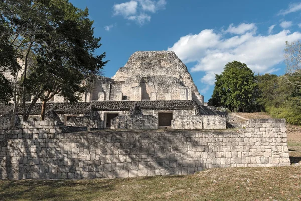 Becan Campeche Mexico Nun Antik Maya Şehrinin Kalıntıları — Stok fotoğraf