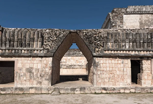 Ruinas Antigua Ciudad Maya Uxmal Patrimonio Humanidad Por Unesco Yucatán — Foto de Stock