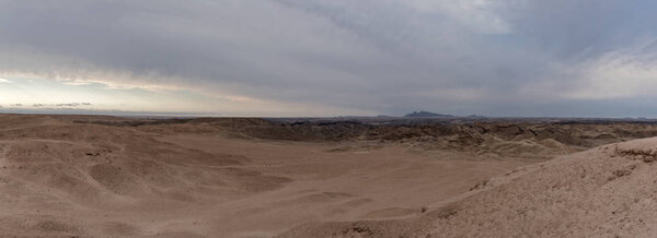 Evening sky in the Mondlandschaft near Swakopmund, Namibia.