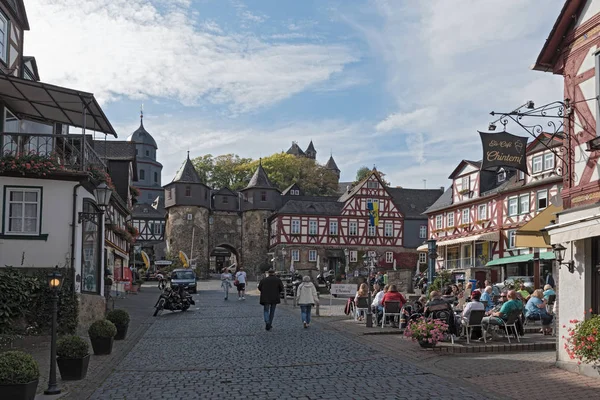 Braunfels Γερμανία Οκτώβριος 2018 Ιστορικό Ξύλινα Σπίτια Στην Αγορά Πλατεία — Φωτογραφία Αρχείου