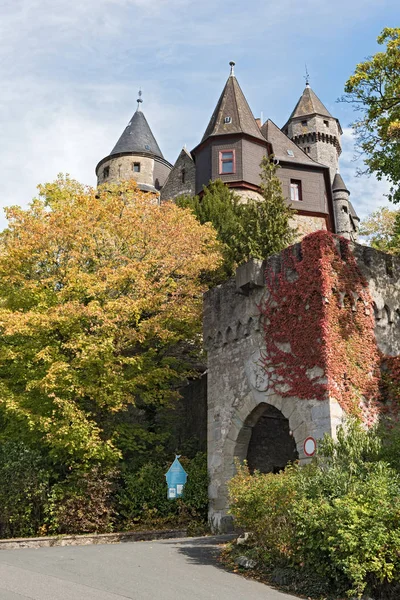 Castillo Medieval Braunfels Una Cumbre Del Basalto — Foto de Stock