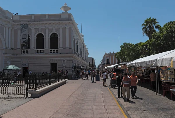 Merida México Marzo 2018 Puestos Festival Callejero Plaza Independencia Merida — Foto de Stock