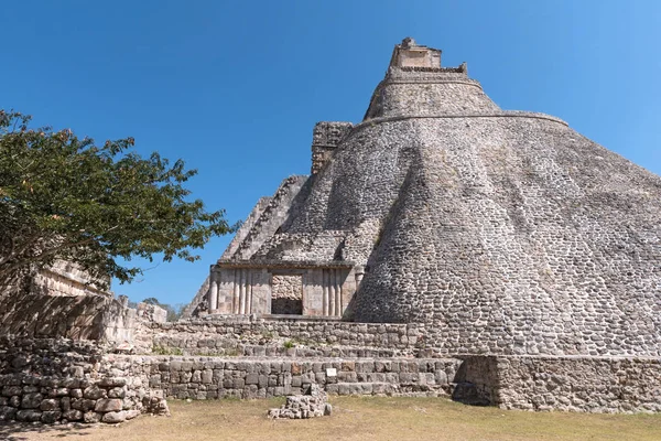 Ruiny Starożytnego Miasta Majów Uxmal Lista Światowego Dziedzictwa Unesco Jukatan — Zdjęcie stockowe