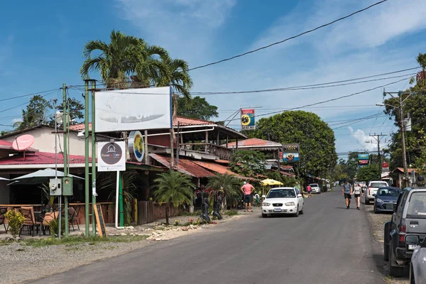 Puerto Viejo Talamanca Costa Rica Abril 2017 Vista Una Calle — Foto de Stock