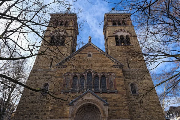 Neo Romana Iglesia Católica Michael Brusseler Platz Colonia Alemania —  Fotos de Stock