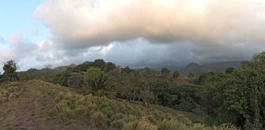 Bulutlar yağmur ormanları Portobelo Panama, üzerinde
