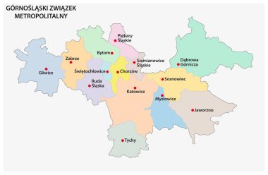 Yukarı Silezya Büyükşehir Derneği ve Dab Haritası