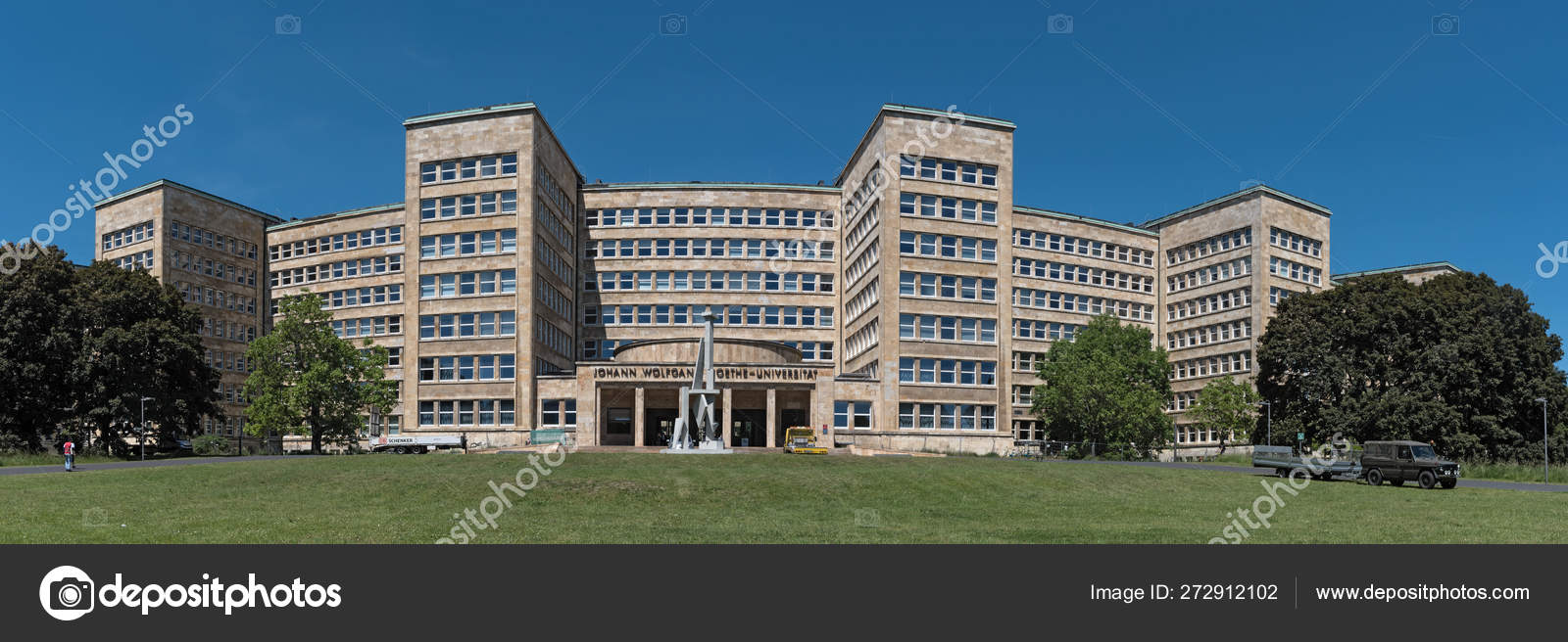 The I G Farben Haus Built On The Campus Westend Of The Johann