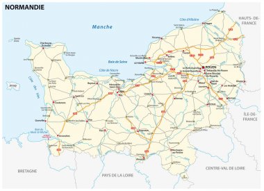 Fransız dilinde Normandiya yeni Fransız bölgesinin yol haritası