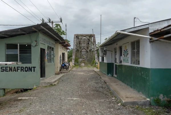 Costa Rica Panama Marzo 2017 Vecchio Ponte Ferroviario Confine Attraverso — Foto Stock