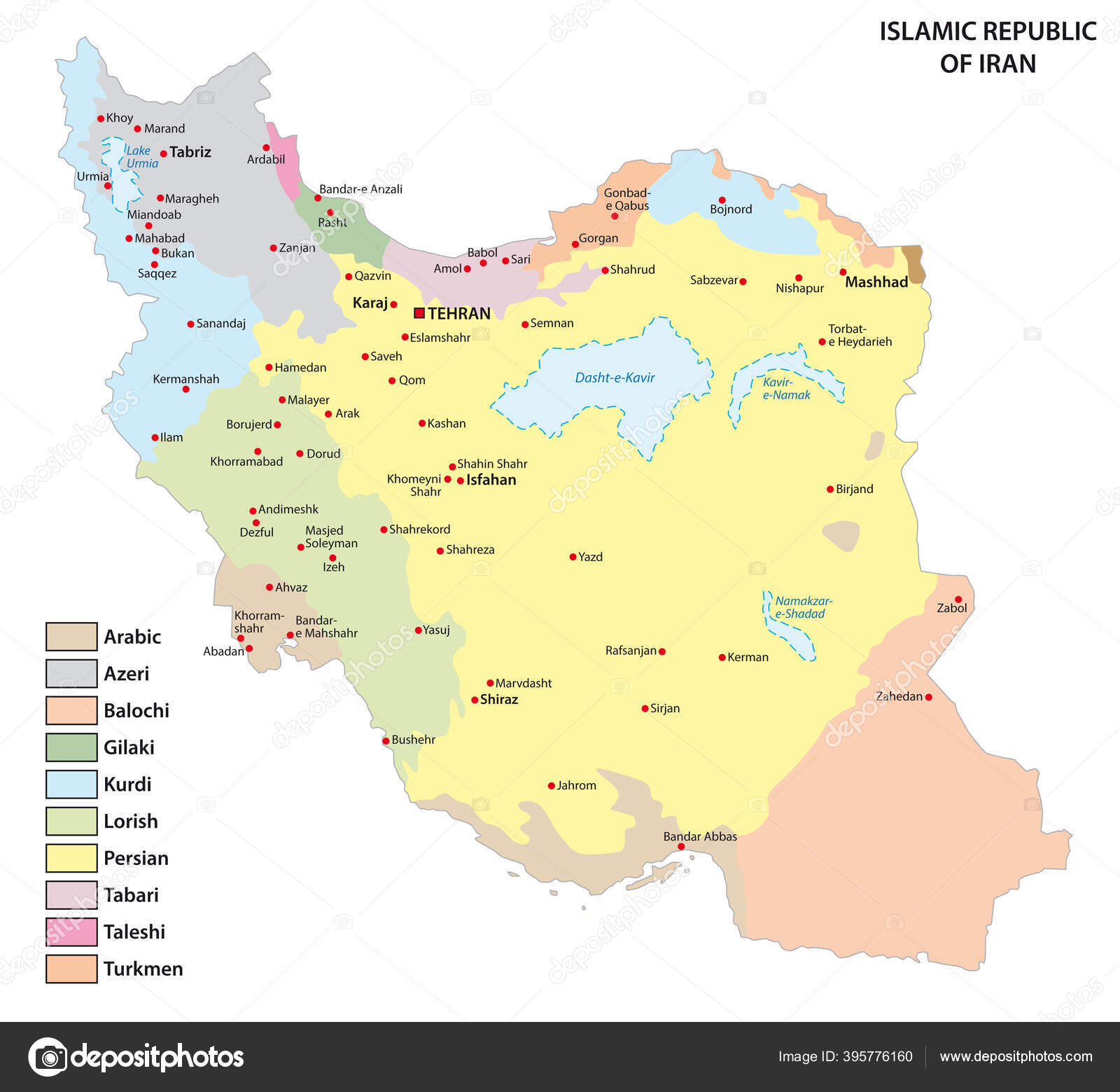 有伊朗主要语言区分布的矢量图图库矢量图©Lesniewski 395776160