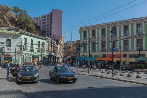 Valparaiso Kinderfebruari 2020 Zicht Het Plein Plaza Anibal Pinto Valparaiso — Stockfoto