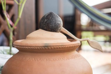 Turkish vintage kavanoz kadar kapatın.