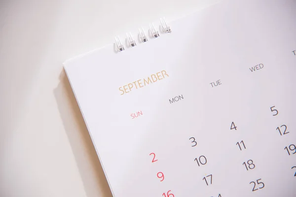 Blurred Calendar Page Planning Concept — Stock Photo, Image