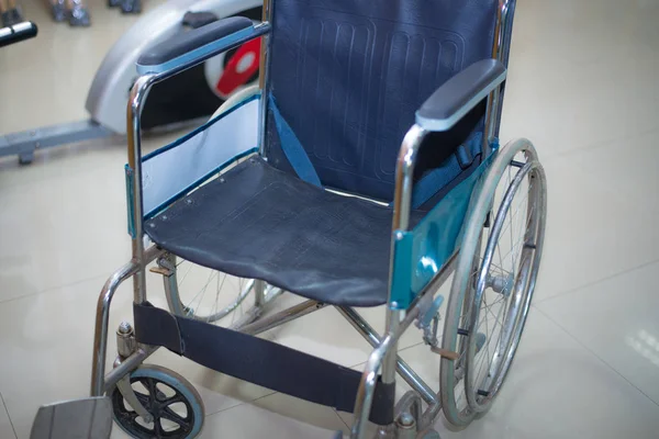 Detailní Záběr Invalidní Vozík Nemocnici Bílý Tón — Stock fotografie