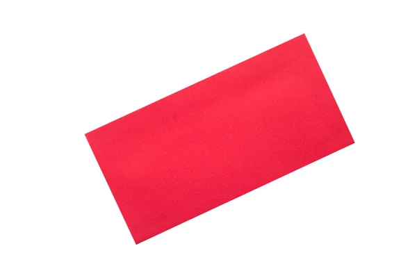 白色背景上的红色信封 2019年中国新年概念 — 图库照片