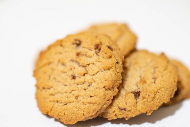 beyaz zemin üzerine Çerezler kadar yakın.