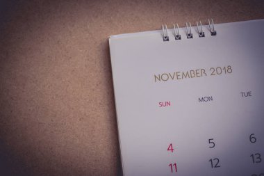 Bulanık takvimde 2018 doku.