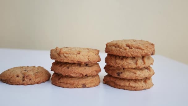 Cookies Schließen Und Vergrößern — Stockvideo