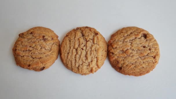 Cookies Schließen Und Vergrößern — Stockvideo