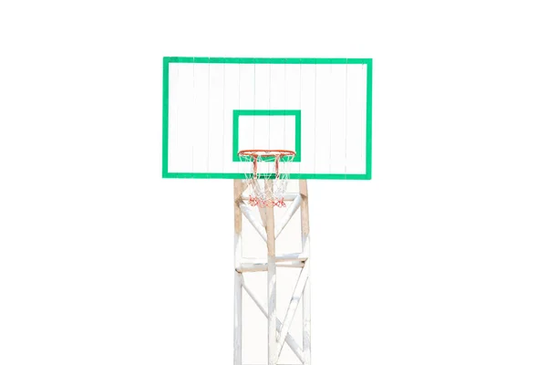 Basketball hoop on white background. — Stock Photo, Image