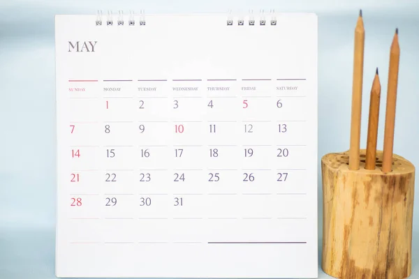 Kalendář května v konceptu plánování. — Stock fotografie