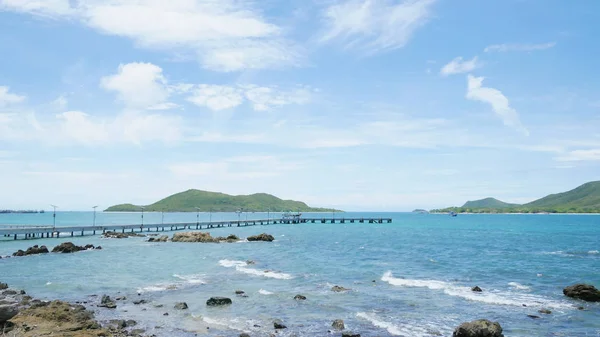 Thailand blue sea landscape background. — Stock Photo, Image