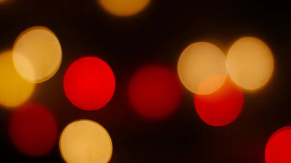 Bokeh ışık defocused renkli. — Stok fotoğraf